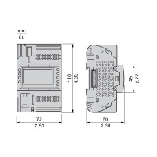 ПЛК М172 SE TM172PDG18R M172 дисплей 18 I/O ETH 2 MODBUS ПЛК М172 SE TM172PDG18R M172 дисплей 18 I/O ETH 2 MODBUS