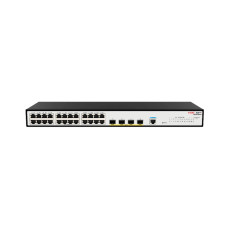 Коммутатор, H3C, Aolynk US300-24G4F, Управляемый L2, 24 порта 10/100/1000Base-T, 4 порта SFP 1000Base-X, Стоечный