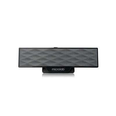 Колонки, MicroLab, B51(USB), 2.0, 4Вт (2Вт*2), USB (питание), 3,5 MiniJack, 205*68*35 мм., Чёрный