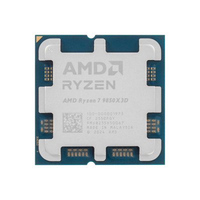 Процессор, AMD, AM5 Ryzen 7 9850X3D, oem, 8M L2 + 96M L3, 4.7 GHz, 8/16 Core, 120 Вт, Radeon(TM) Graphics