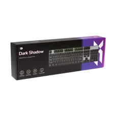 Клавиатура, XG, Dark Shadow, Игровая, USB, Кол-во стандартных клавиш 104, RGB, Длина кабеля 1,5 метра, Защита от случайного пролива воды/кофе, Анг/Рус/Каз, Чёрный