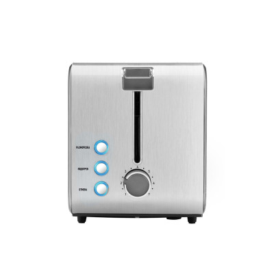 Тостер, Centek, CT-1422, 50W, 7 уровней прожарки, 2 тоста, Поддон, Стоп, Подогрев, Разморозка, Белый