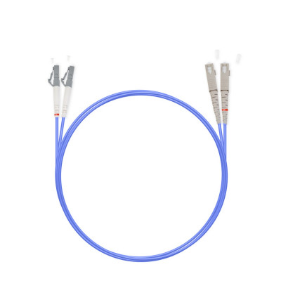 Патч корд оптоволоконный,, SC/UPC-LC/UPC MM OM4 50/125 Duplex 3.0мм 1 м, LSZH