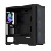 Корпус ATX midi tower Zalman Z10 Duo, (без БП), Черный Case black