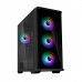 Корпус ATX midi tower Zalman Z10 Duo, (без БП), Черный Case black