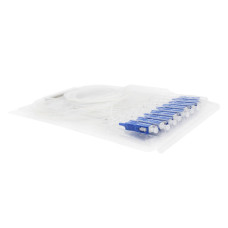 Сплиттер оптоволоконный, А-Оптик, PLC-1х8, SC/UPC-SC/UPC 1.5м, SM 1210-1650, 0.9мм