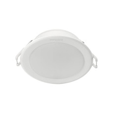 Светильник, Philips, 59448 105-7W-530lm-4000K-WH-recessed LED, MESON, Диаметр врезного отвестия 105мм, Мощность 7Вт, Световой поток 530Лм, Температура 4000К, Нейтральный, Цвет корпуса белый, Встраиваемый светодиод