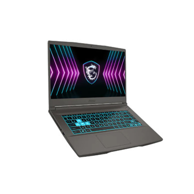 Ноутбук, MSI, Thin 15 B2RVE-3458XKZ, MS-16R8, 9S7-16R831-3458, 15,6", FHD 1920x1080, IPS, 144Hz, Intel Core 7 240H, 16GB DDR4, 512GB SSD Gen5, NVIDIA GeForce RTX4050, 6GB GDDR6, DOS, Серый