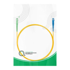 Патч корд оптоволоконный,, SC/UPC-SC/APC SM 9/125 Simplex 2.0мм 1 м, LSZH