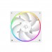 Вентилятор ID-Cooling, AF-127-ARGB-W, 12cm Fan for case, 500-2000rpm, 78CFM, 29dBA, 10.8-13.2 VDC, white, 3pin