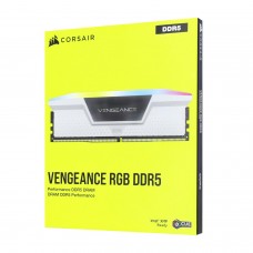 Оперативная память Corsair Vengeance RGB, CMH64GX5M2B6000C40W, DDR5, 64 GB, white 