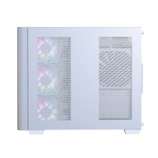 Компьютерный корпус, Aerocool, P500C Evo-G-WT-v1, ATX/Micro ATX, USB 2*3.0/2.0, HD-Audio+Mic, USB 1*Type C/2*3.0, Высота процессорного кулера до 162 мм, Длина VGA до 450мм, 2*3.5"/3*2.5", Толщина 0,7мм, 398х285x475,4мм, Без Б/П, Белый