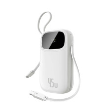 Портативный внешний аккумулятор Baseus EnerFill FC31 QPow 3C 20000mAh 22.5W Dual Cable White