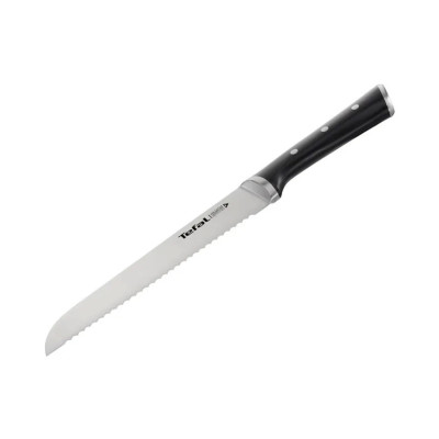 Нож для хлеба, Tefal, Ice Force K2320414, 20см, Нержавеющая сталь, Длина 20 см, Ограничитель из нержавеющей стали