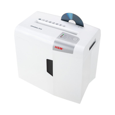 Шредер, HSM, Shredstar S10 (6mm) 1042121, фрагмент 6мм, P-2, режущая способность 10л, Ёмкость корзины 18л, продольная резка, Уничтожение CD/кредитные карты/Скрепы, белый