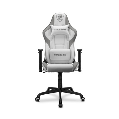 Игровое компьютерное кресло, Cougar, Armor Elite White, Искусственная кожа PU AIR, (Ш)54,5*(Г)49*(В)126(133) см, Чёрно-Белый