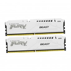 Оперативная память Kingston Fury Beast, KF556C40BWK2-32, DDR5, 32 GB, white 