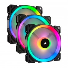 Комплект вентиляторов Corsair LL120 RGB, 12cm (Triple Fan with Lighting Node PRO) 