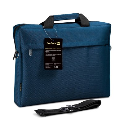 Сумка для ноутбука ExeGate Start S15, EX205137RUS up to 15.6", black-blue