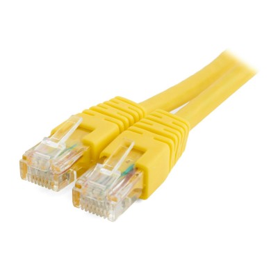 Патч-корд Cablexpert PP6U-1M/Y, желтый Cable Patch cord UTP 6e-Cat 1 m