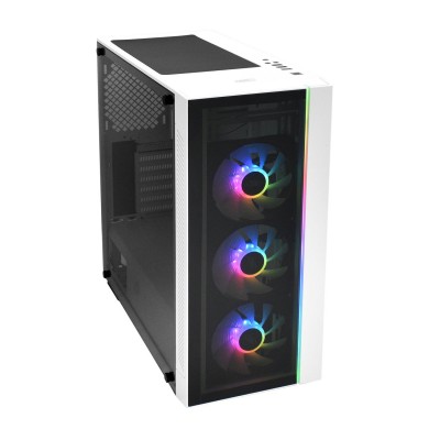 Корпус ATX midi tower DeepCool, Matrexx 55 V3 ADD-RGB 3F WH, (без БП), white Case