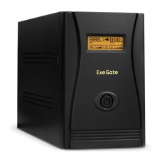 Блок бесперебойного питания ExeGate LLB-1000.LCD.AVR.4SH.RJ.USB 