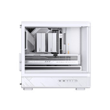Компьютерный корпус, Jonsbo, D200 White, D200 White, Micro-ATX / Mini-ITX, 1*3.5"/1*2.5", Высота кулера до 171 мм, Длина VGA до 410 мм, 437х216х419 мм, Без Б/П, Белый