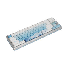 Клавиатура, Varmilo, Sword 68 Ariel, VTP68, Varmilo MX Daisy L Switch, A68A089F9A8A06A063, 68 клавиш, Механическая, Подсветка - RGB, Hot-Swap - Да, Проводная/Bluetooth/2.4G, Type-C , Англ/Рус, 420*195*190мм, Голубой