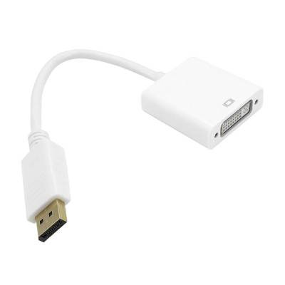 Конвертер DP m -> DVI f, Cablexpert A-DPM-DVIF-002-W, Белый Converter, DisplayPort  A-M-DVIF-002-W, white