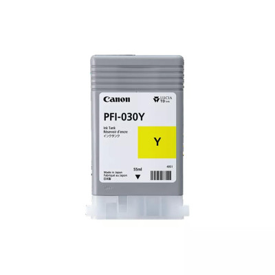 Чернила, Canon, Ink Tank PFI-030 Yellow, 3492C001AA, для imagePROGRAF TA-20/TA-30, TM-240/TM-340, 55 мл