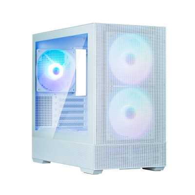 Компьютерный корпус, Zalman, P30 AIR White, P30 AIR White, Micro-ATX, 2*3.5"/1*2.5", Высота кулера до 181 мм, Длина VGA до 397 мм, 452х235х420 мм, Без Б/П, Белый