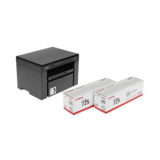 Монохромное МФУ, Canon, i-SENSYS MF3010 BUNDLE, 5252B034AA, Лазерное, A4, 18 стр./мин., Подача 150 листов, Планшетный сканер, 64 МБ RAM, USB 2.0