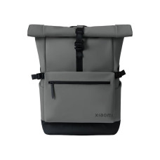 Рюкзак, Xiaomi, Roll Top Casual Backpack GL, Полиуретан + Полиэстер, 290 170 430 мм, Вес около 840г, Объем около 23л, Вмещает ноутбук 15,6 дюймов, Серый