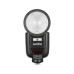 Вспышка, Godox, V1 PRO-C, аккумулятор 2980 мАч, до 500 импульсов, 100 вспышек, перезардяка 1.3с