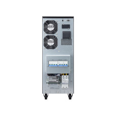 Источник бесперебойного питания, Eaton, 9E10Ki, Онлайн, Напольный, Фазы: 1:1 / 3:1, Мощность 10000ВА/8000Вт, Диапазон работы AVR: 176-276В (с возможностью регулировки до 100-276В), Бат.: 12В/9 Ач*20шт., Чистая синусойда, Клемная колодка, Smart, USB-B, RS2