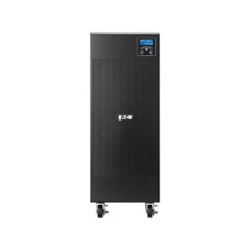 Источник бесперебойного питания, Eaton, 9E10Ki, Онлайн, Напольный, Фазы: 1:1 / 3:1, Мощность 10000ВА/8000Вт, Диапазон работы AVR: 176-276В (с возможностью регулировки до 100-276В), Бат.: 12В/9 Ач*20шт., Чистая синусойда, Клемная колодка, Smart, USB-B, RS2