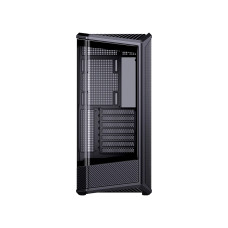 Компьютерный корпус, Jonsbo, D400 Black, Mid-Tower, ATX/M-ATX/m-ITX, Type-C*1/USB3.0*2, Audio+Mic, Высота процессорного кулера до 169 мм, Длина VGA до 450 мм, 1*2.5"/1*3,5", Сталь, Пластик, Закаленное стекло, 488*239*514, Без Б/П, Черный