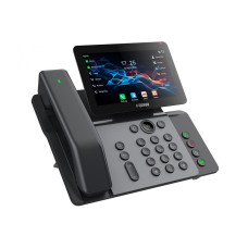 IP-телефон, Fanvil, V66 Pro, 20 линии SIP, 2xGE PoE, bluetooth, WIFI, USB, цветной сенсор экран 1024x600, беспроводная трубка, до 21 DSS клавиши, блок питания в комплекте