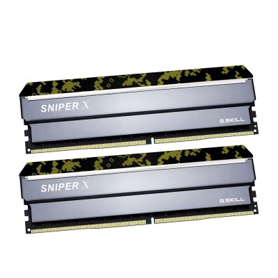 Оперативная память G.Skill Sniper X, F4-3200C16D-16GSXKB, DDR4,16 GB, digital camo DIMM 16 kit <3200MHz> (2x8GB), 16-18-18-38 dig.