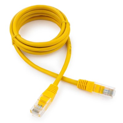 Патч-корд Cablexpert PP10-1.5M/Y, желтый Cable Patch cord UTP 5e-Cat 1.5 m