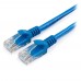 Патч-корд Cablexpert PP12-3M/B, синий Cable Patch cord UTP 5e-Cat 3 m
