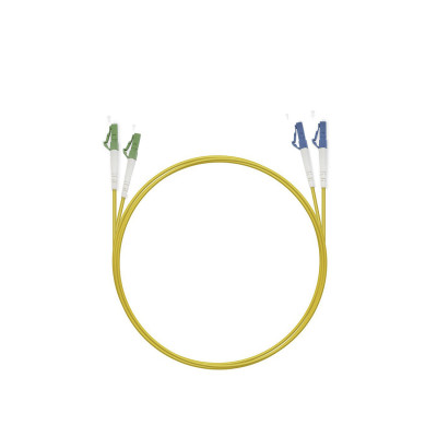Патч корд оптоволоконный,, LC/APC-LC/UPC SM 9/125 Duplex 3.0мм 1 м, LSZH