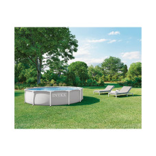 Каркасный бассейн Prism Frame 366 х 76 см, INTEX, 26710ND, Винил, 6503 л., Стальной каркас, Серый, Цветная коробка