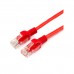 Патч-корд Cablexpert PP12-3M/R, красный Cable Patch cord UTP 5e-Cat 3 m