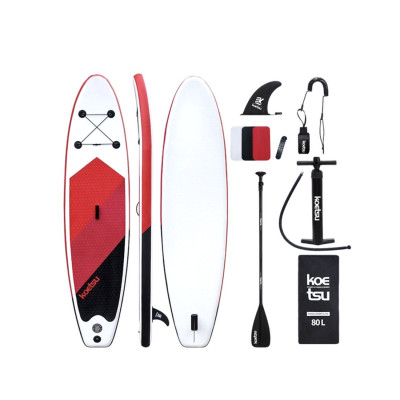 SUP доска, KOETSU, KTU01, 320 см, Красный, Цветная коробка