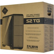 Корпус ATX midi tower Zalman S2 TG, (без БП), Черный 