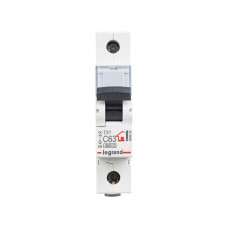 Автоматический выключатель, Legrand, 404034, 1П C63A TX3 6000 6kA