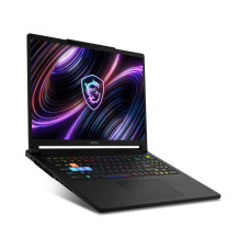 Ноутбук, MSI, Raider 16 HX B2WI-057XKZ, MS-2651, 9S7-265122-057, 16", QHD+ 2560x1600, OLED, 240Hz, Intel Core Ultra 7 251HX, 16GB DDR5, 1TB SSD Gen5, NVIDIA GeForce RTX5080, 16GB GDDR7, Win 11, Черный