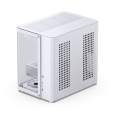 Компьютерный корпус, Jonsbo, TK-2, TK-2 White, Midi-Tower, ATX/ITX/Micro ATX, USB Type-C*1/USB 3.0*1/Audio+Mic*1, Высота процессорного куллера 165мм, Длина VGA до 220мм, 1*2,5"/2*3,5", Сталь, Закаленное стекло, 300*408*435мм, Без Б/П, Белый