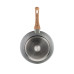 Сковорода, LARA, PALERMO LR01-55-24, Круглая, Диаметр 24 см, Высота 4.8 см, Толщина 4.2 мм, Кованый алюминий, Антипригарное покрытие, Для всех типов плит, Ручная мойка, Серый